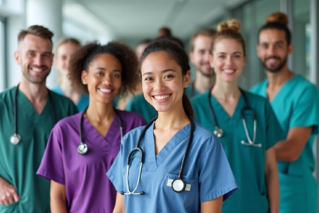 Compassionate caregiver with elderly client